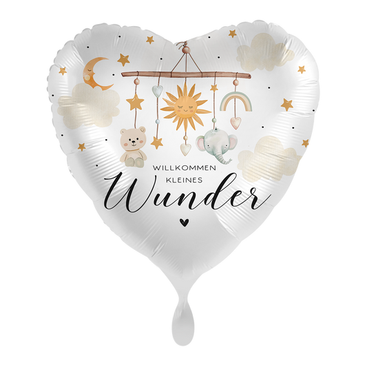 1 Ballon - Baby Neutraal - Klein Wonder - NL