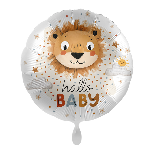 1 Ballon - Baby Boy - Leeuw Baby - NED