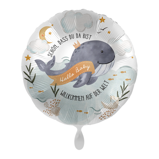 1 Ballon - Baby Boy - Wal - NED