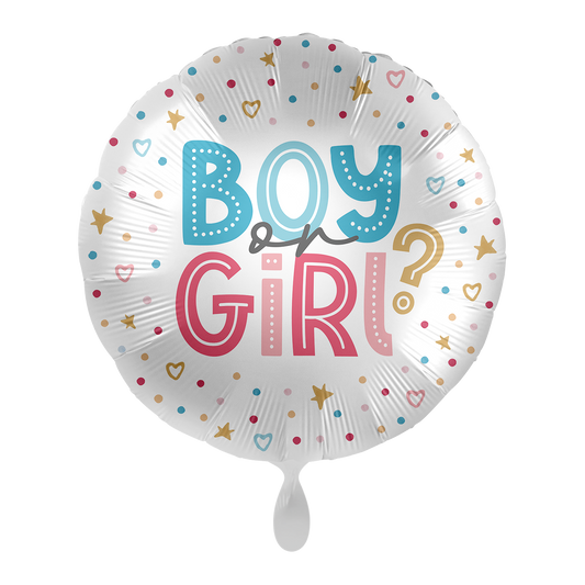 1 Ballon - Gender Reveal - JONGEN of MEISJE - NL