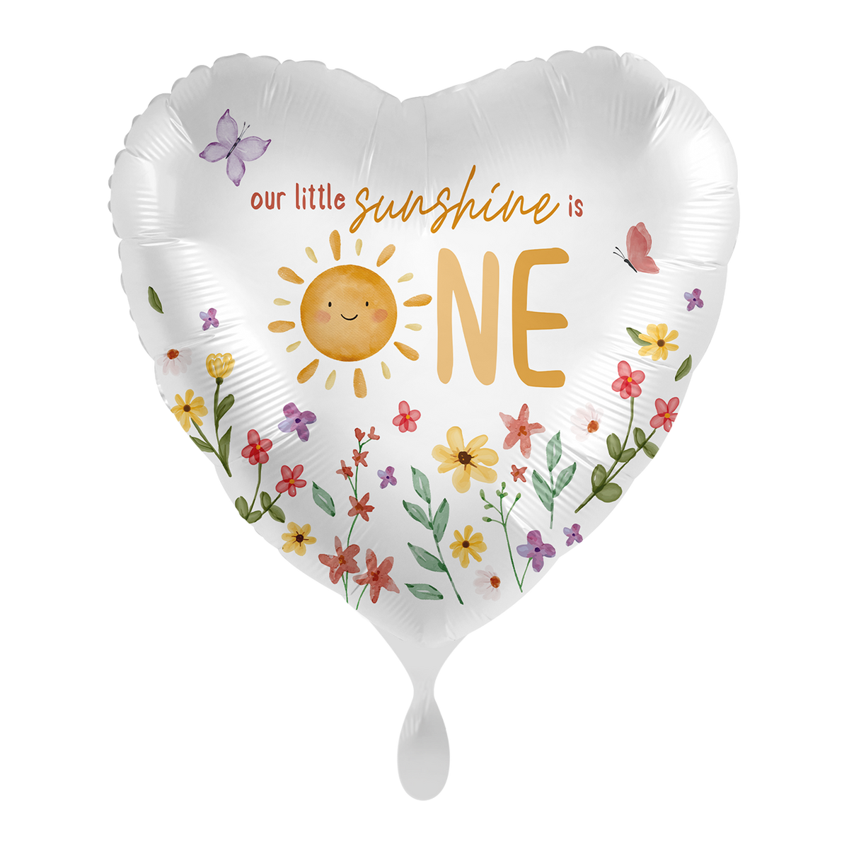 1 Ballon - Anniversaire enfant neutre - Little Sunshine - FR