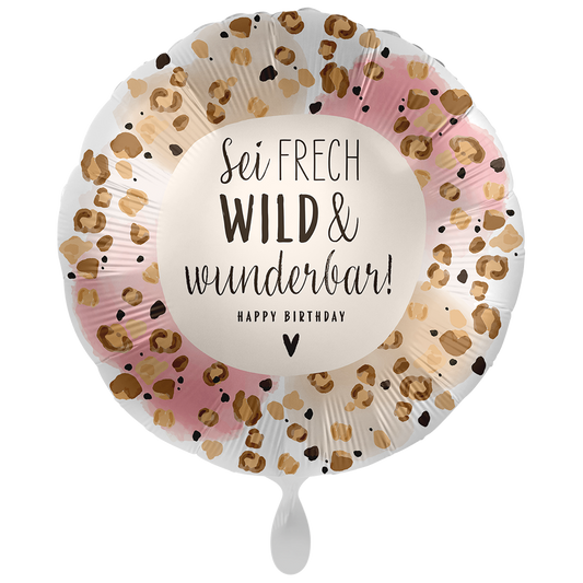 1 Ballon XXL - Wild Leopard Anniversaire - ALL