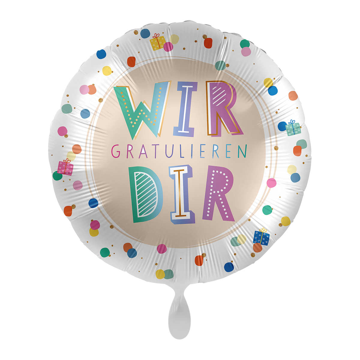1 Ballon - Pois - Anniversaire - GER