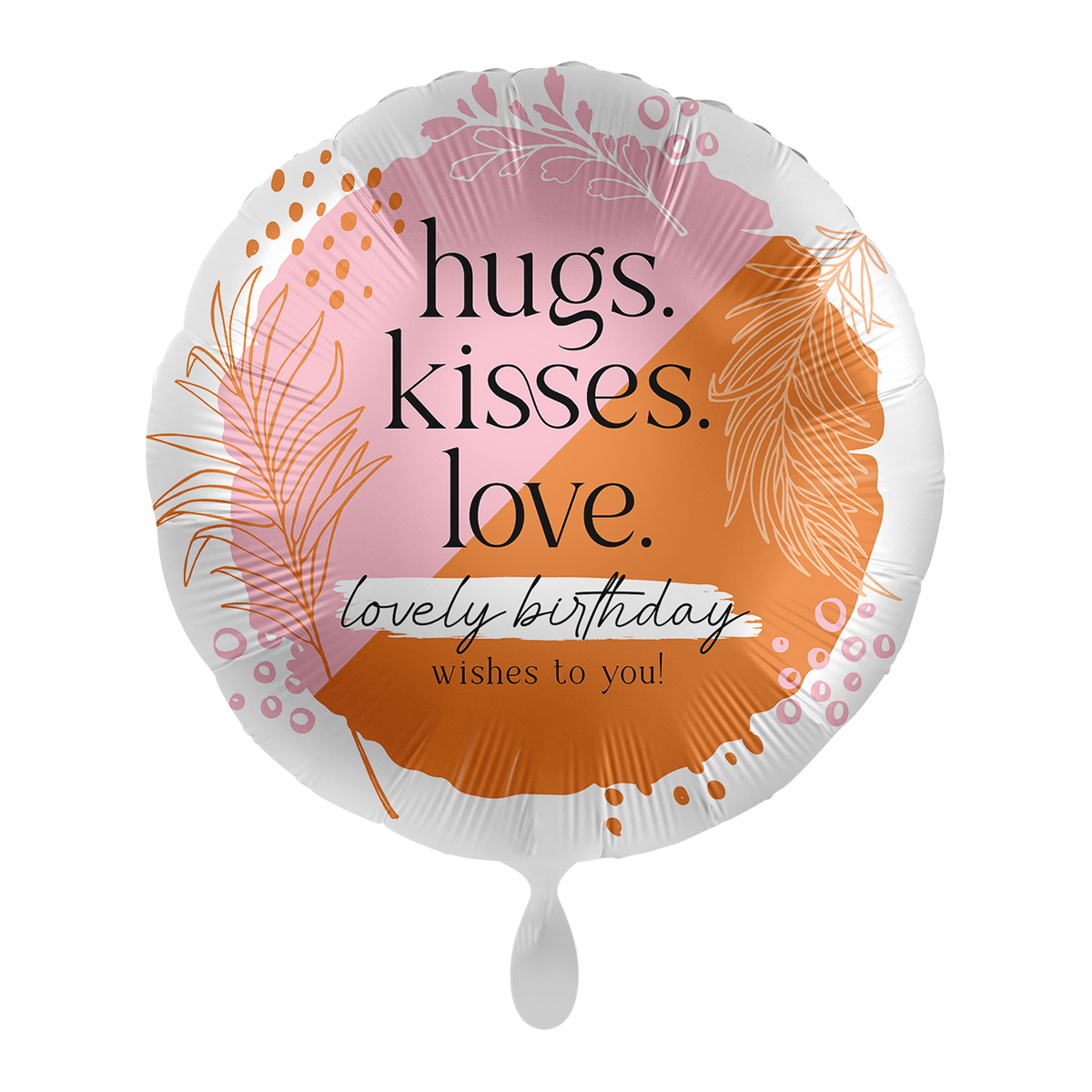 1 Ballon - Gros bisous pour ton anniversaire - FR
