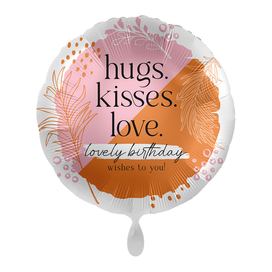 1 Ballon - Gros bisous pour ton anniversaire - FR