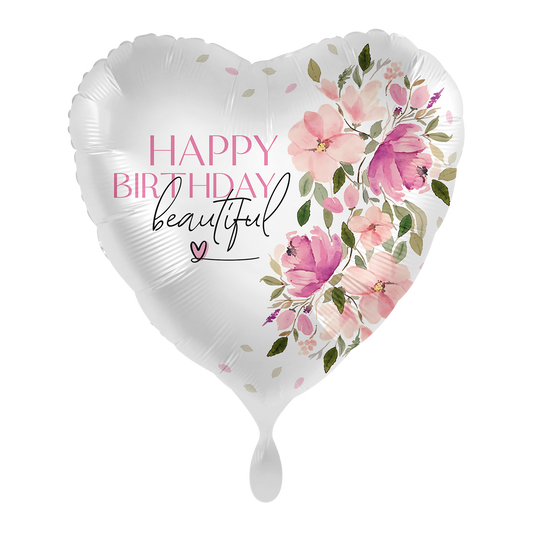 1 Ballon - Magnifiques fleurs pour ton anniversaire - FR