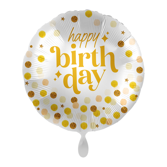 1 Ballon - Shine Like Gold Anniversaire - FR