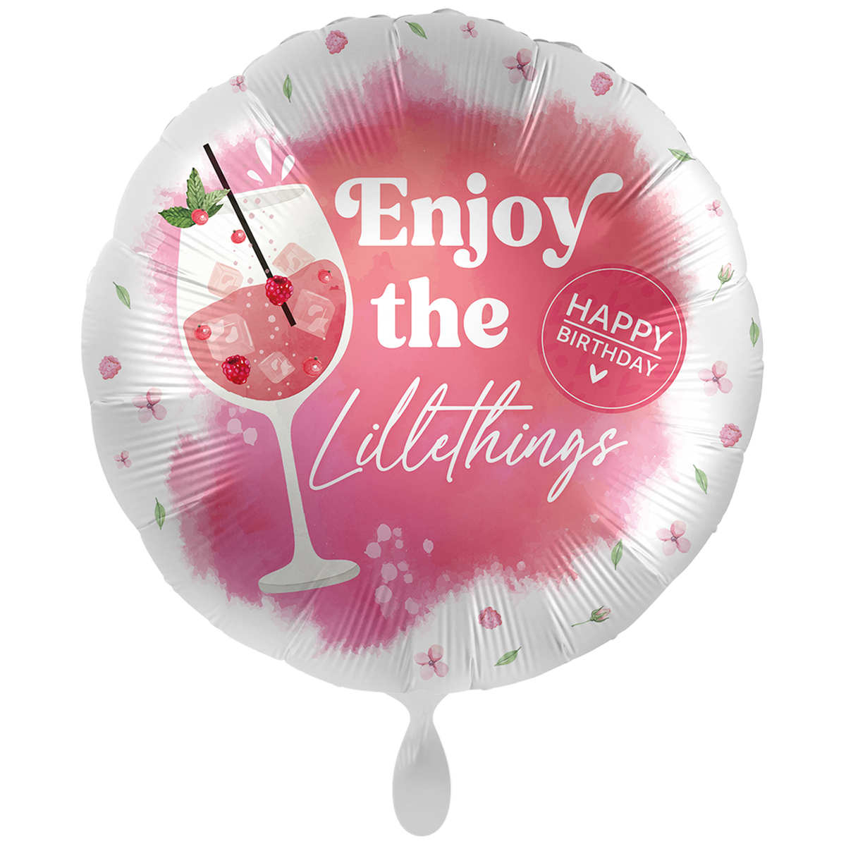 1 Ballon XXL - Enjoy the Little Things Verjaardag - ENG