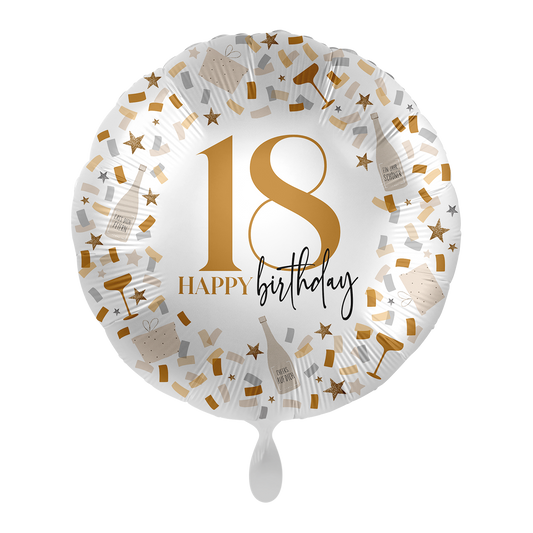1 Ballon – Alles Gute zum Geburtstag 18 – NL
