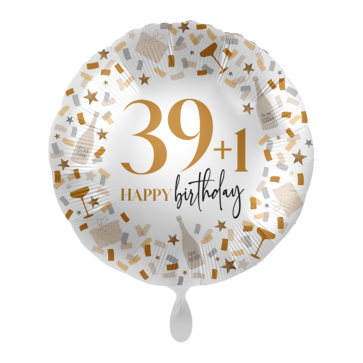 1 Ballon - Joyeux Anniversaire 39+1 - GER