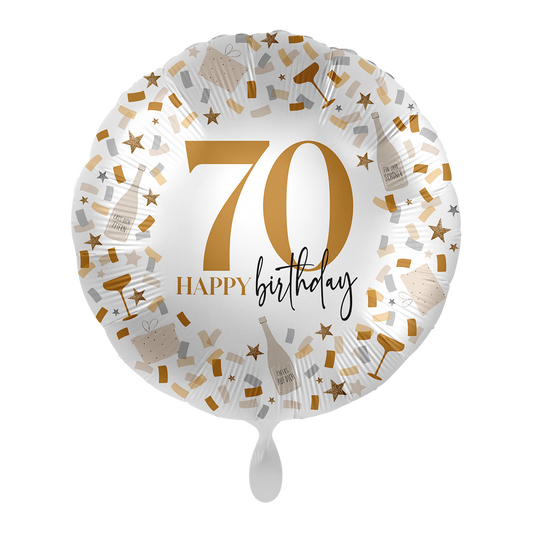 1 Ballon - Hello to Another Birthday 70 - FRA