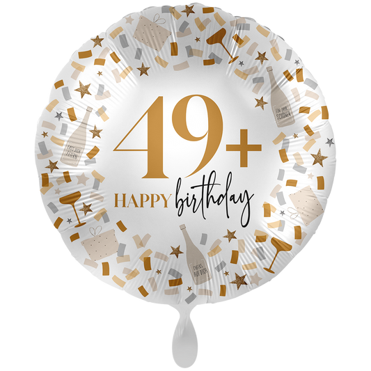 1 Ballon XXL - Hallo auf einen weiteren Geburtstag 49+ - NED
