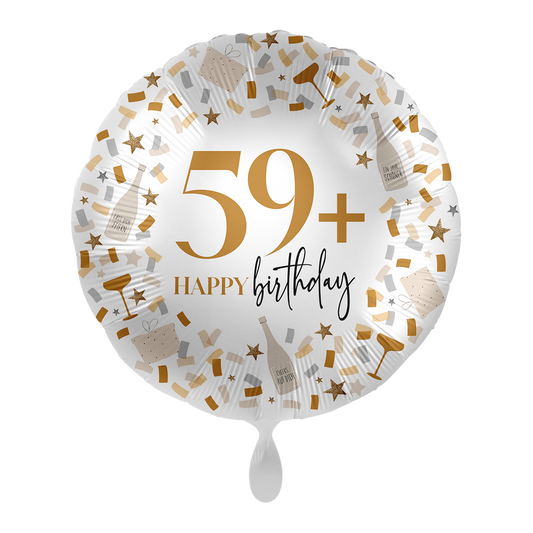 1 Ballon - Bonjour à un autre anniversaire 59+ - DEU