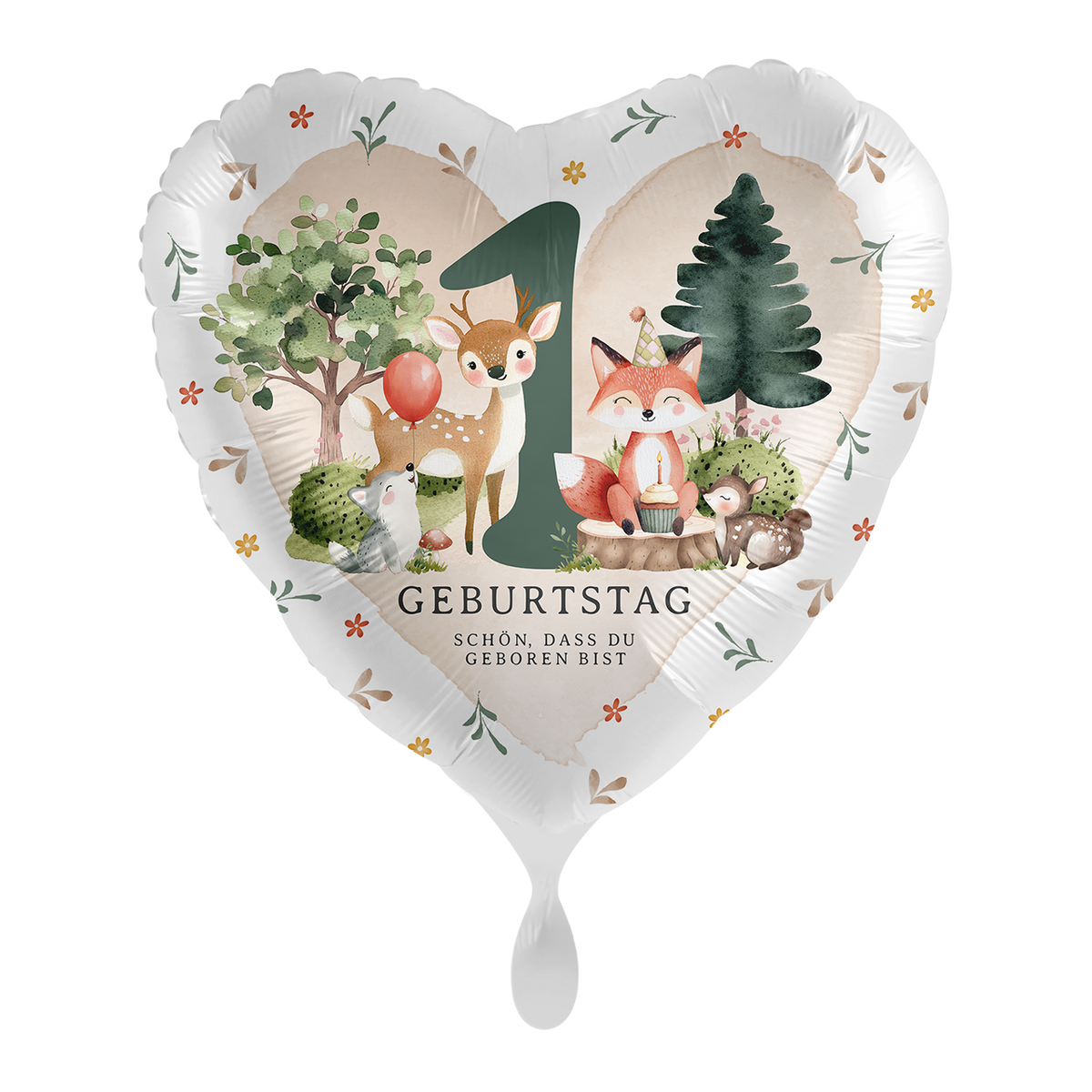 1 ballon - Fête forestière pour le 1er anniversaire - ALL