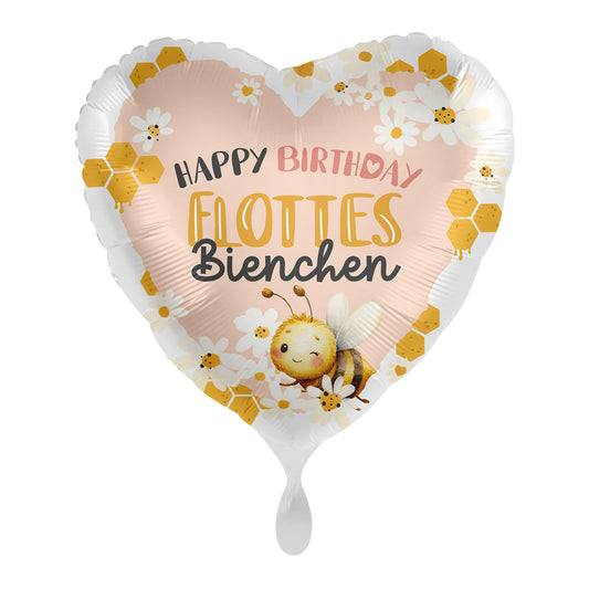 1 Ballon - Abeille Heureuse - Joyeux Anniversaire - ALL