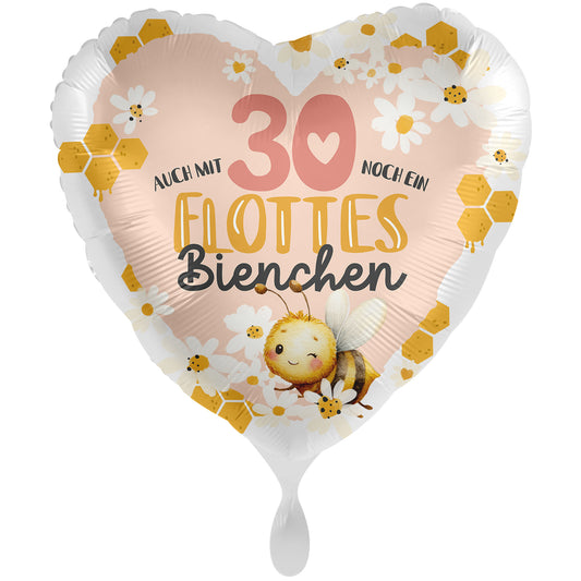 1 Ballon XXL - Bee Happy - Joyeux Anniversaire 30 - ALL