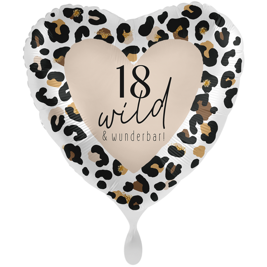 1 Ballon XXL - Go Wild - Joyeux Anniversaire 18 - GER