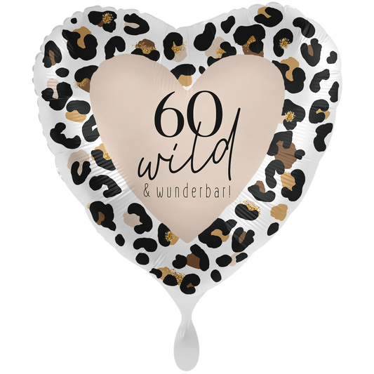 1 Ballon XXL - Go Wild - Joyeux Anniversaire 60 - ALL