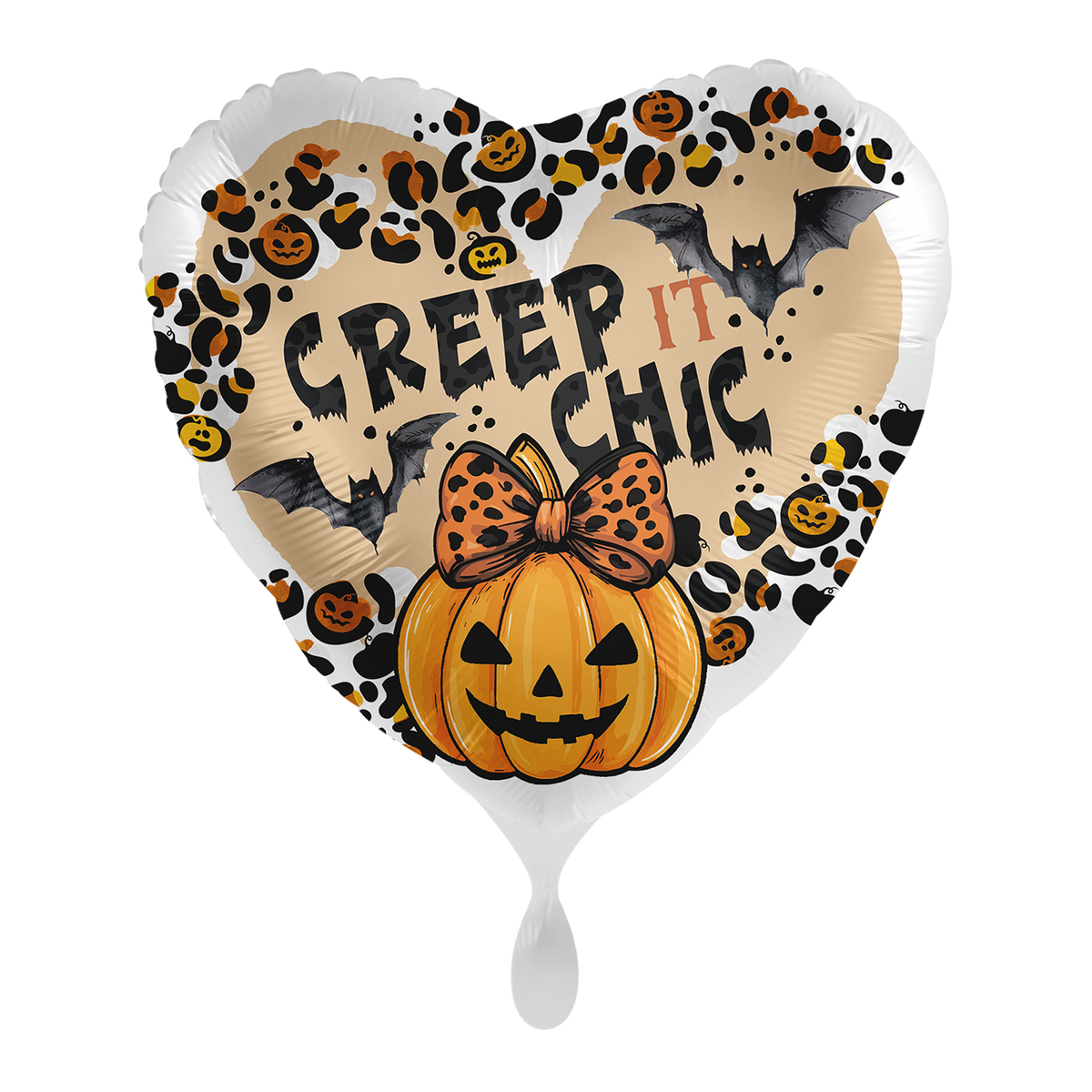 1 Ballon - Creep it Chic Pumpkin - NL