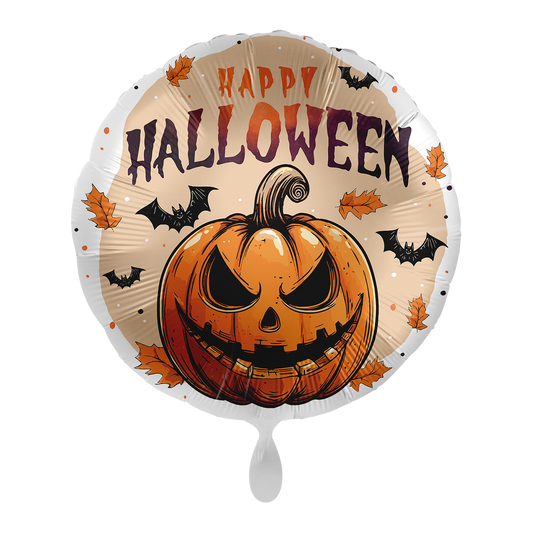 1 Ballon - Happy Halloween Pompoen - NL
