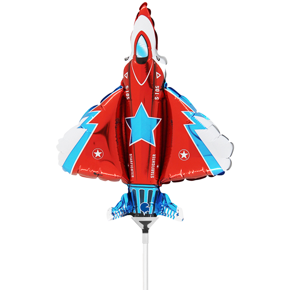 10 mini-ballons gonflés à l'air - S-105 Starfighter (Non emballé)