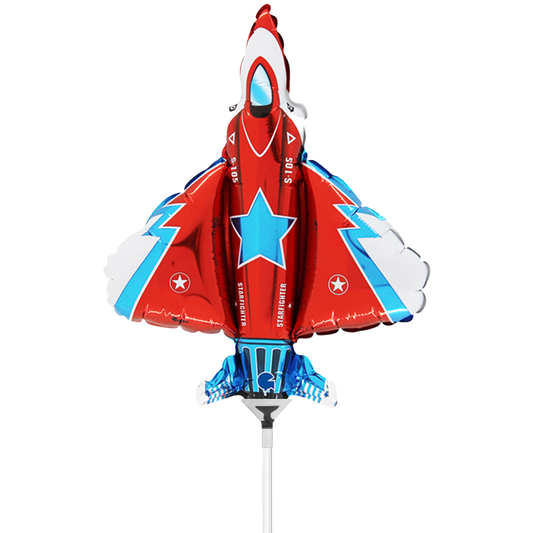 10 Miniballonnen Luchtgevuld - S-105 Starfighter (Onverpakt)