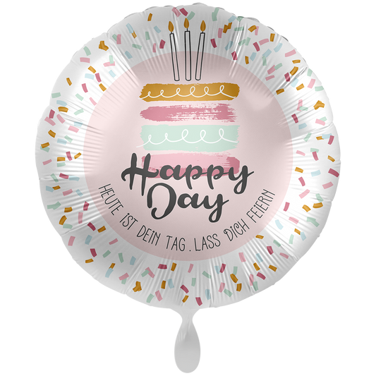 1 Ballon XXL - Gâteau Happy Day - GER
