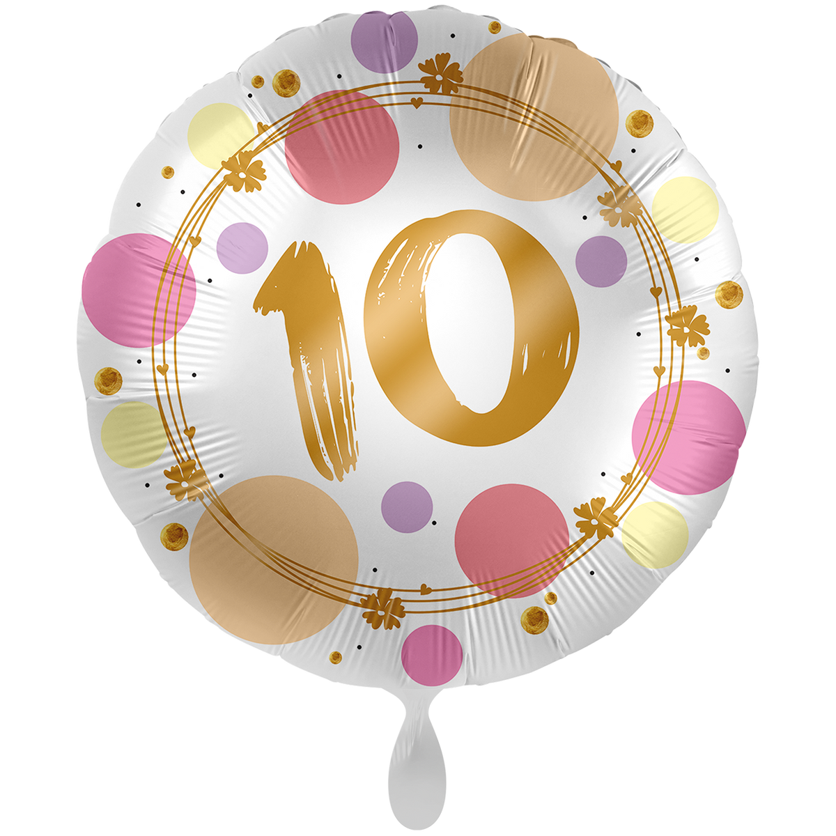 1 Ballon XXL - Pois brillants 10 - UNI