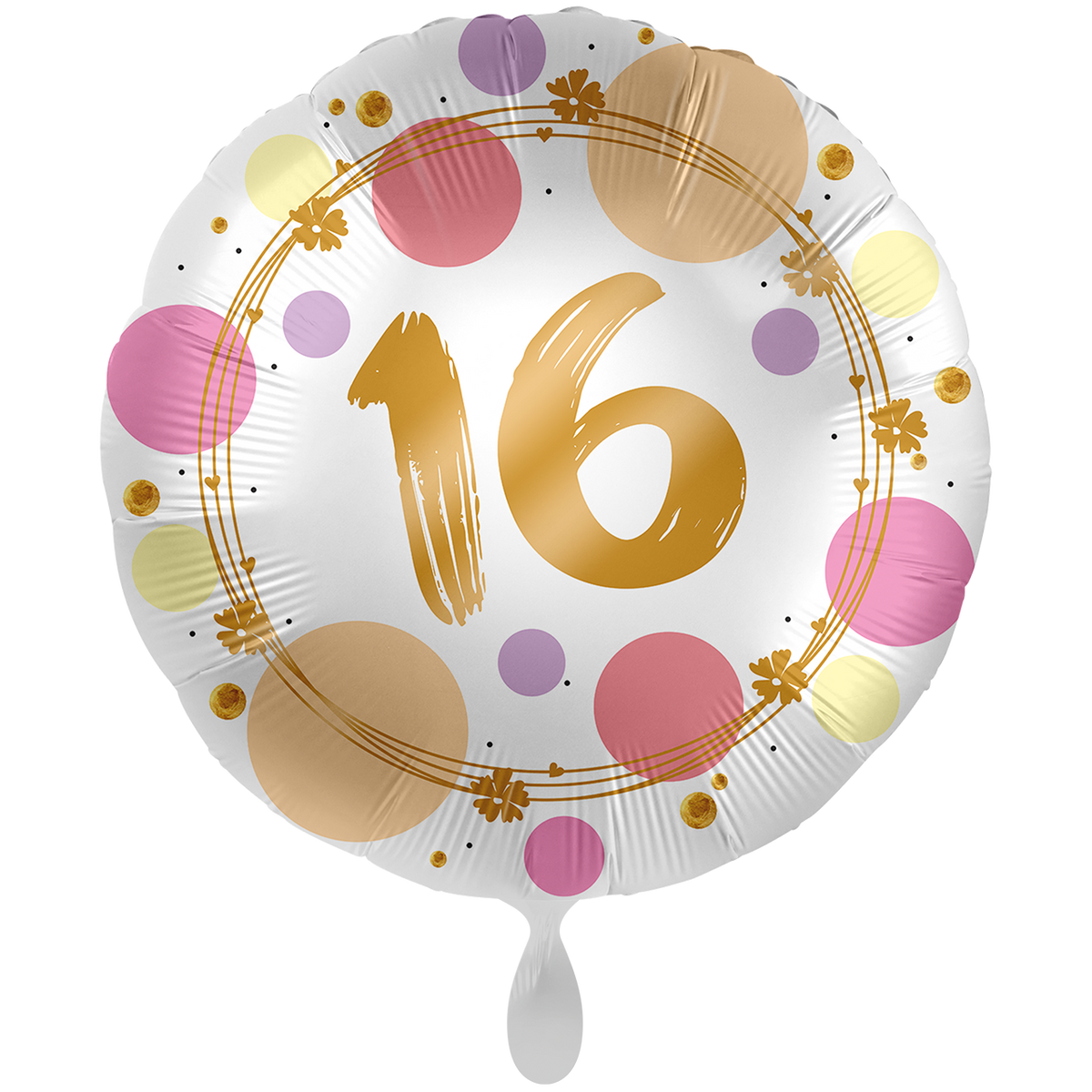 1 Ballon XXL - Glänzende Punkte 16 - UNI