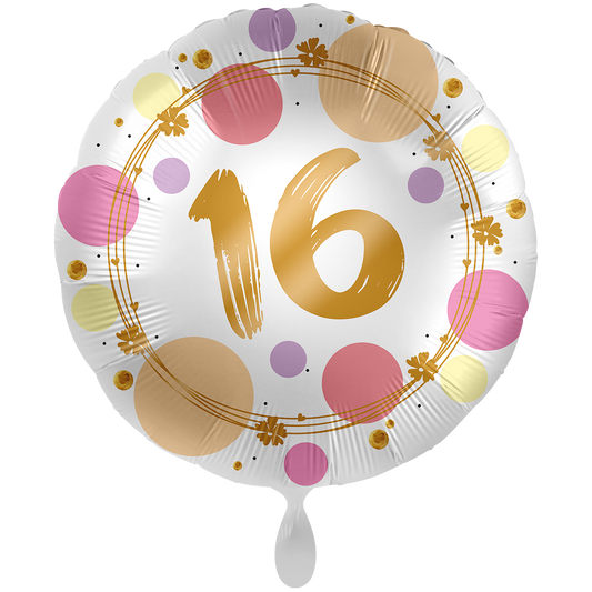 1 Ballon XXL - Glänzende Punkte 16 - UNI