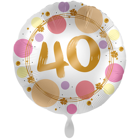 1 Ballon XXL - Shiny Dots 40 - UNI