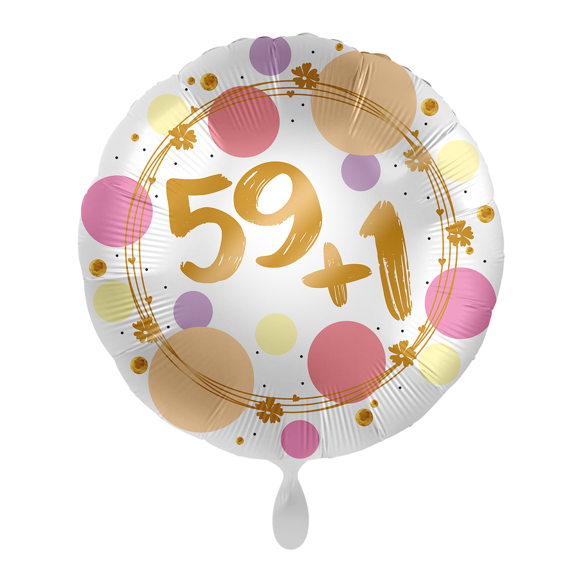 1 Ballon - Pois Brillants 59+1 - UNI