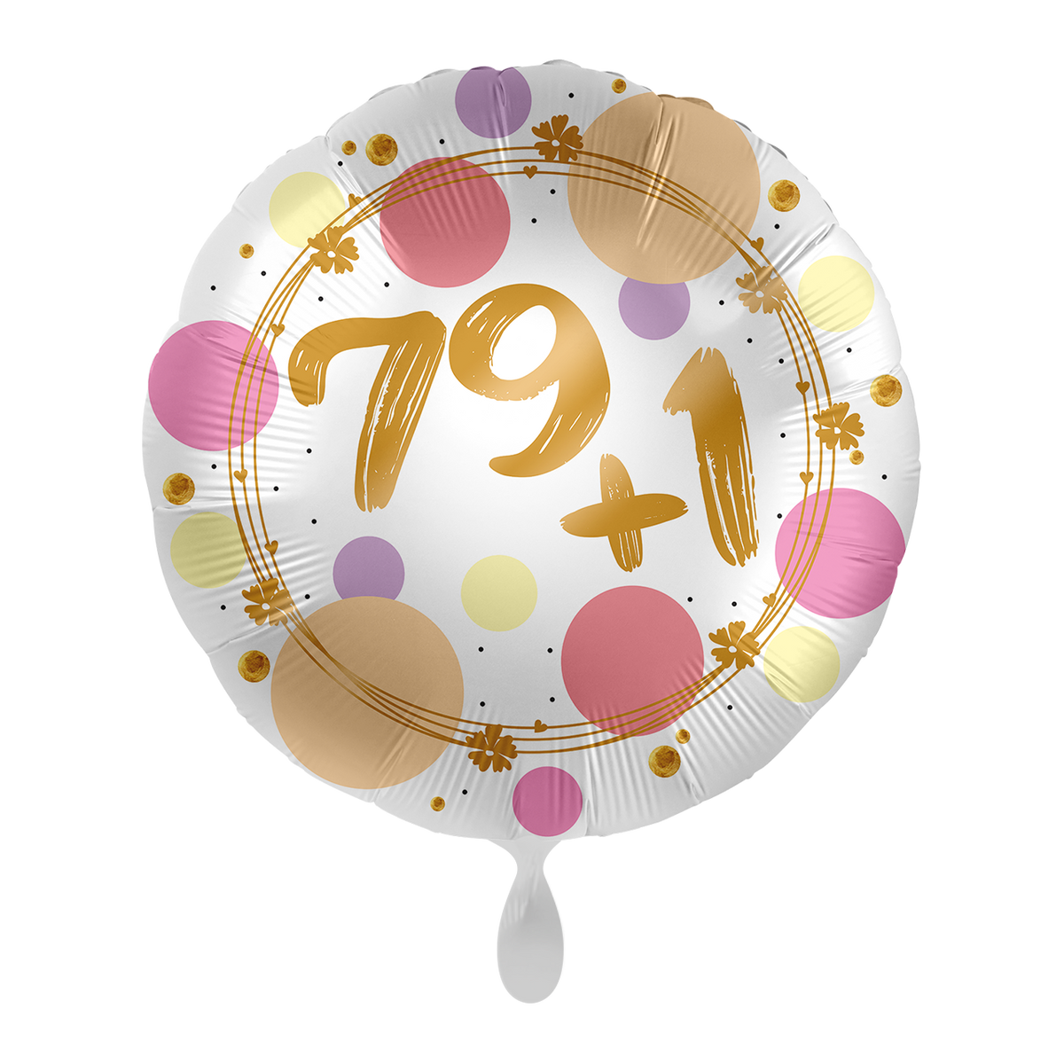 1 Ballon - Pois brillants 79+1 - UNI