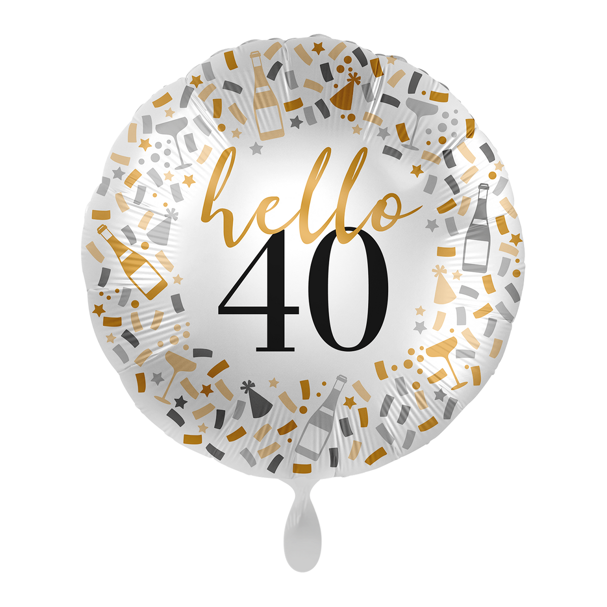 1 ballon - Joyeux 40 ans - UNI