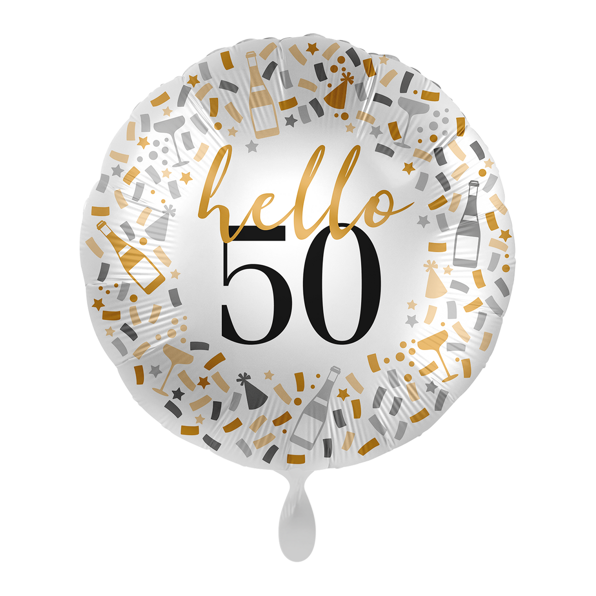 1 Ballon - Joyeux Anniversaire 50 - UNI