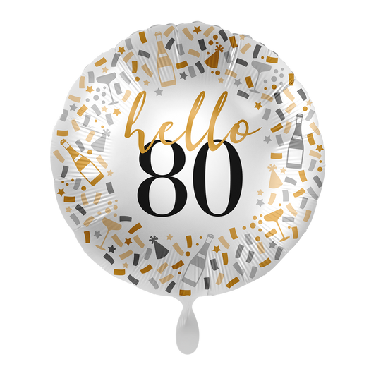 1 Ballon - Hello 80 - UNI