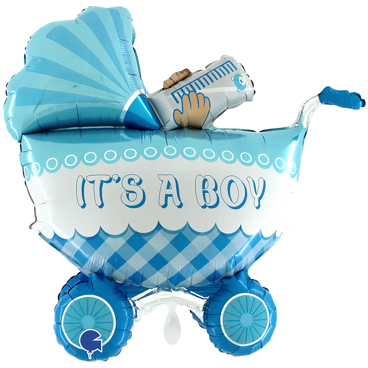 1 Ballon XXL - It's A Boy Buggy 3D