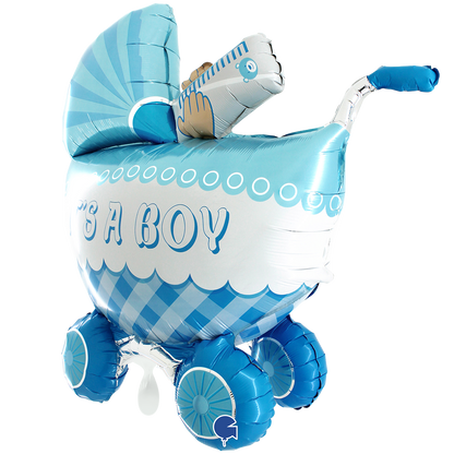 1 Ballon XXL - It's A Boy Buggy 3D