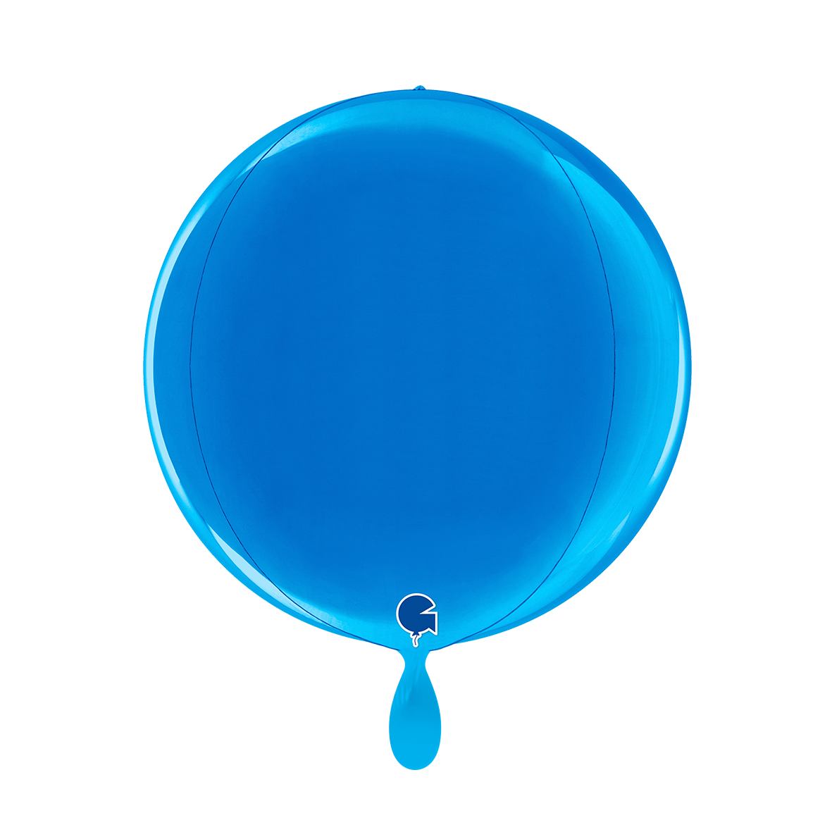 1 Ballon 4D - Globe - Bleu