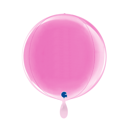 1 Ballon 4D - Globe - Fuxia