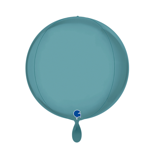 1 Ballon 4D - Globe - Platine Ténérife Mer
