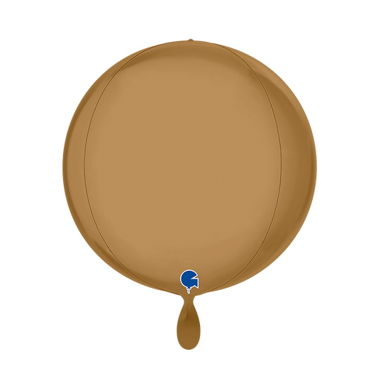 1 Ballon 4D - Globe - Champagne Platine