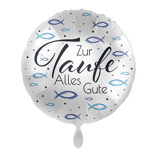 1 Ballon - Taufe Aquarell - DEU