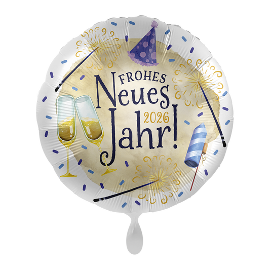 1 Ballon - Gelukkig Nieuwjaar Wensen - NLD