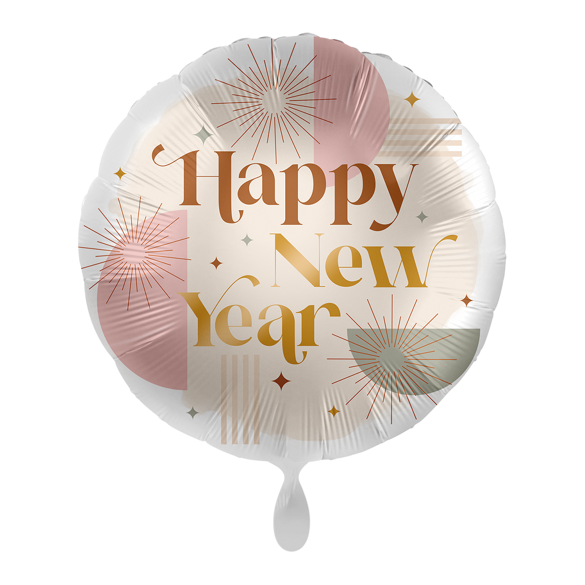 1 Ballon - Happy New Year modern - ENG