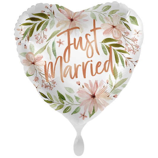 1 Ballon XXL - Just Married Bliss - ANG
