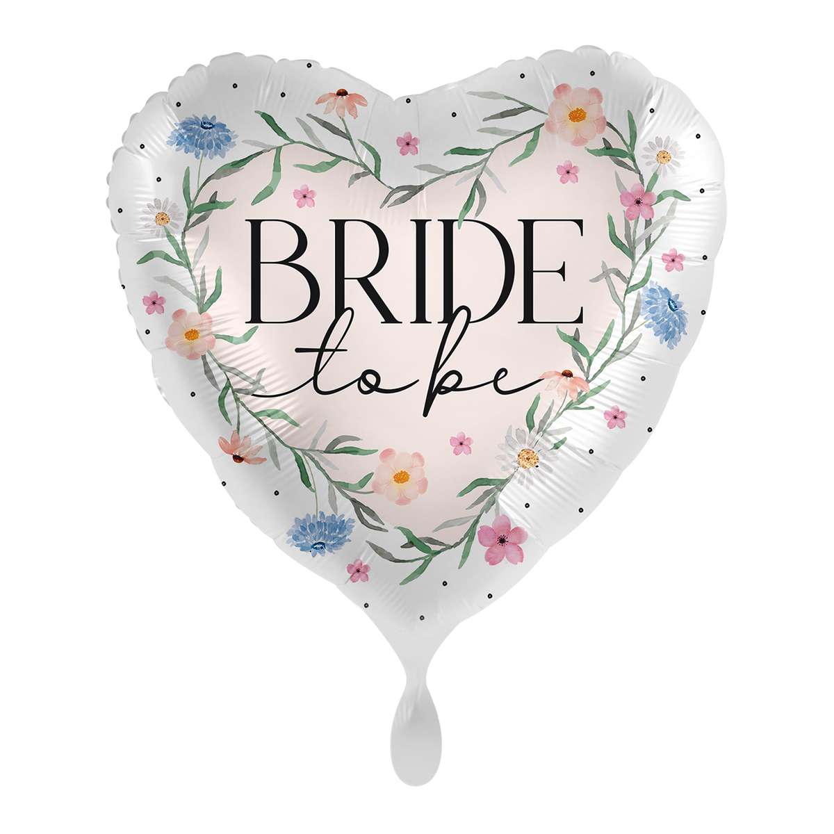 1 Ballon - Floral Bride To Be - ENG