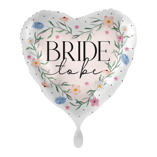 1 Ballon - Floral Bride To Be - ENG