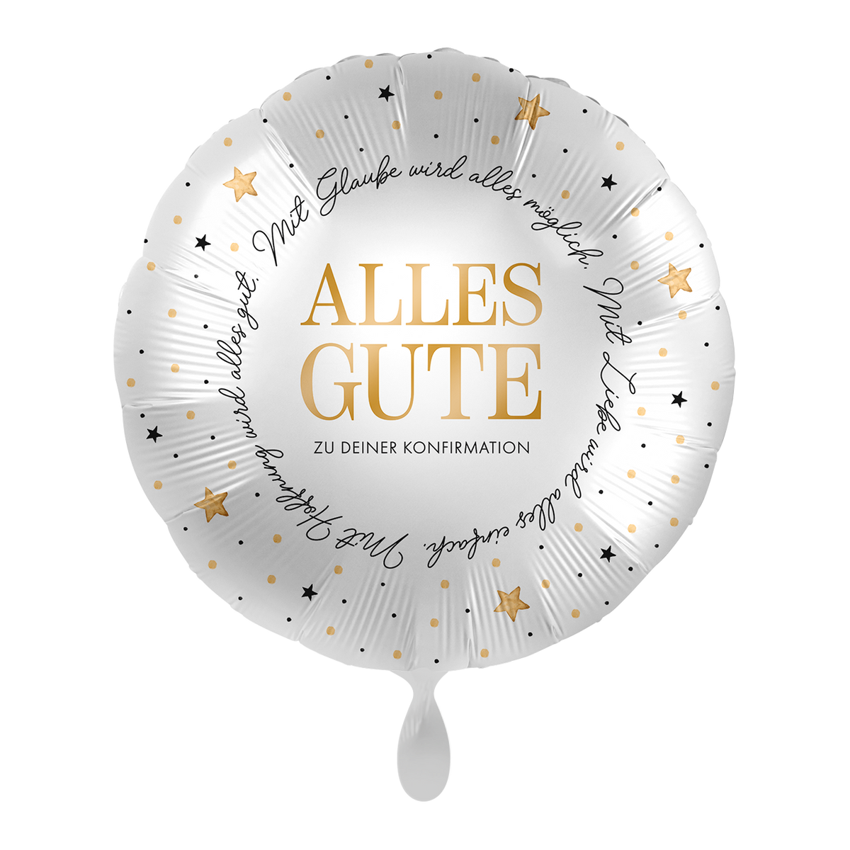 1 ballon - Étoiles de confirmation - ALL