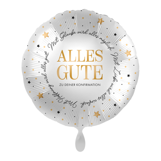 1 ballon - Étoiles de confirmation - ALL